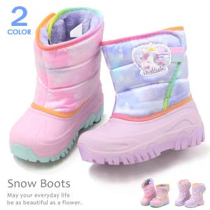 Ni-mo ni-mo スノーブーツ キッズ ブーツ 女の子 防寒ブーツ ジュニア