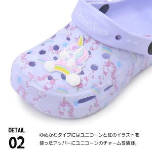 サンダル キッズ クロッグサンダル 女の子 キ...の詳細画像2