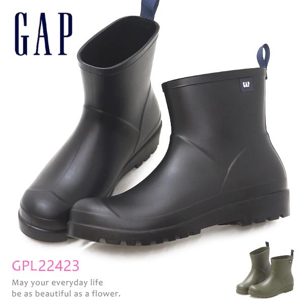 GAP ギャップ レインブーツ レディース ブーツ 長靴 ショートブーツ 防水 おしゃれ GPL22...