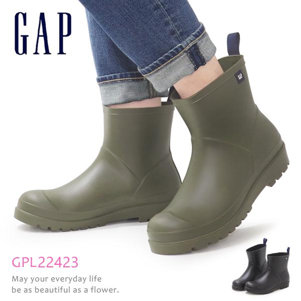 GAP ギャップ レインブーツ レディース ブーツ 長靴 ショートブーツ 防水 おしゃれ GPL22...