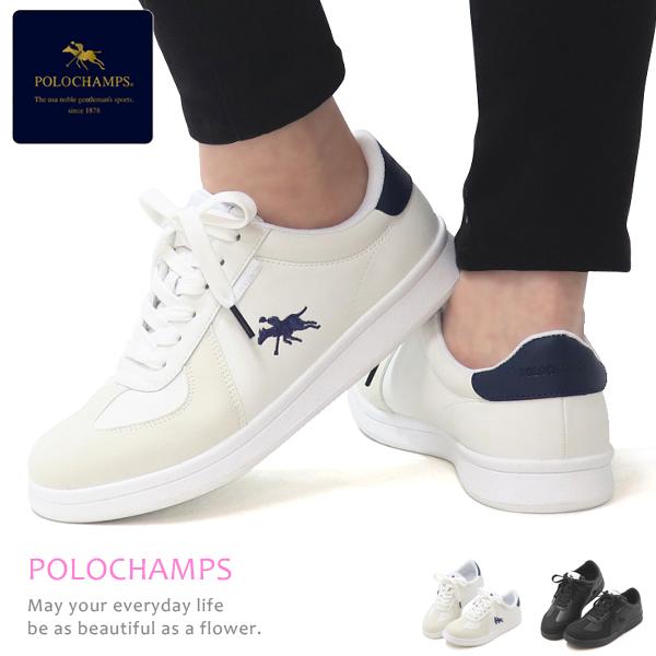 レディース スニーカー カジュアルシューズ コートシューズ 靴 軽量 POLOCHAMPS PL-8...