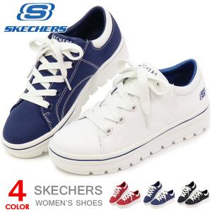 スケッチャーズ レディース 厚底 スニーカー キャンバスシューズ ウォーキングシューズ SKECHERS 74100｜superfoot