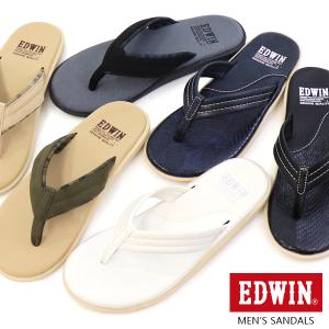 EDWIN サンダル メンズ トングサンダル フットベットサンダル フラットサンダル ビーチサンダル｜superfoot