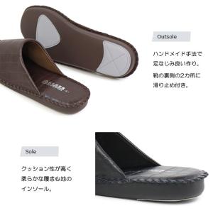 パンジー スリッパ ルームシューズ メンズ 来...の詳細画像5