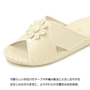 パンジー スリッパ ルームシューズ 室内履き ...の詳細画像3