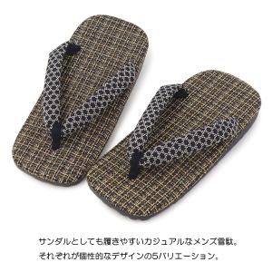 雪駄 男性 メンズ ウレタン底 タイヤ底 ダン...の詳細画像2