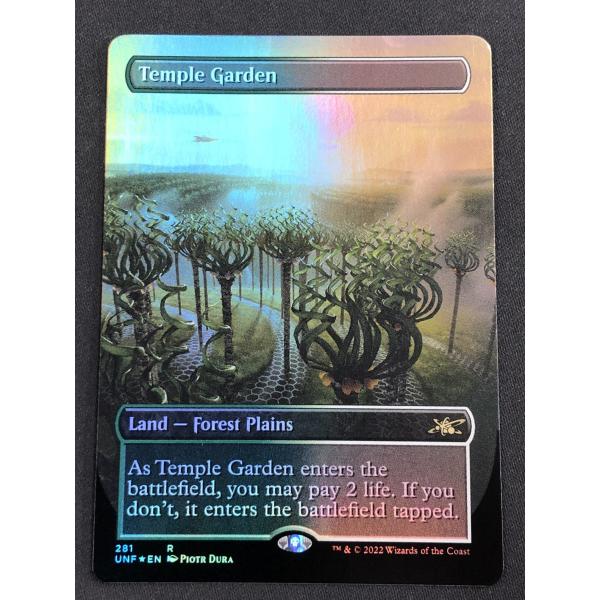 MTG【寺院の庭/Temple Garden】《UNF-281》[EN][FOIL][ボーダーレス]...