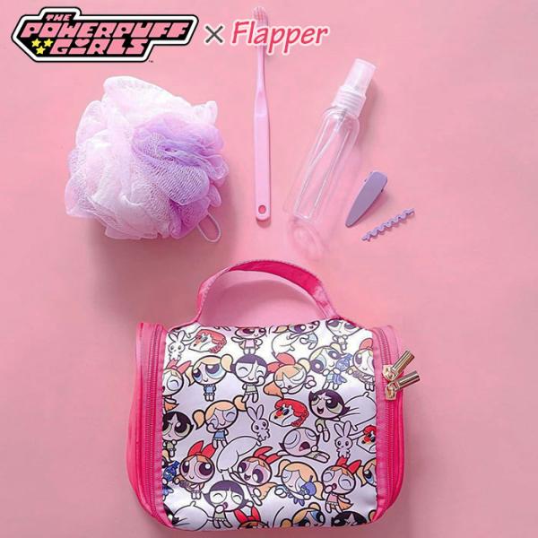 パワーパフガールズ グッズ FLAPPER フラッパー ハンギングポーチ レディース トラベルポーチ...