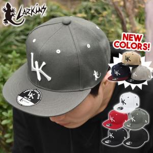 キャップ 帽子 メンズ おしゃれ/LARKINS ラーキンス/アクリル 刺繍 ロゴ ベースボールキャップ ブランド