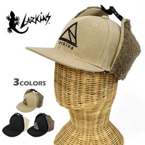 LARKiNS ラーキンス サイドアップ キャップ フライトキャップ パイロットキャップ ベースボールキャップ 2way 耳当て 耳付き 帽子 レディース おしゃれ 秋冬｜superfrog