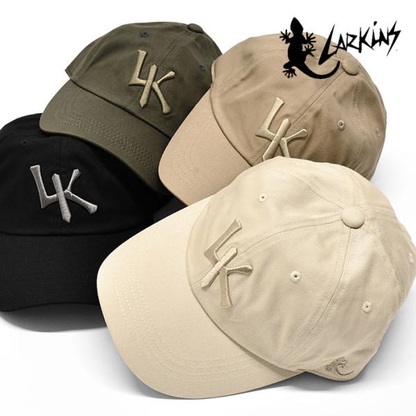 LARKiNS ラーキンス コットン ニュアンス キャップ レディース ローキャップ 帽子 軽い 軽...