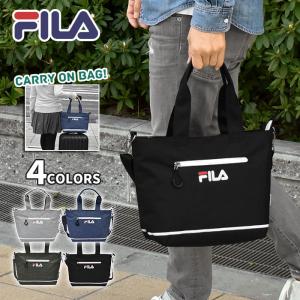 トートバッグ メンズ おしゃれ 小さめ/FILA フィラ/ポリキャンバス 2way ミニトートバッグ キャリーオンバッグ｜superfrog