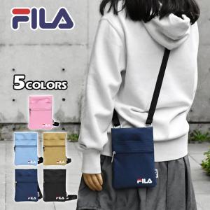 FILA フィラ 縦型 ミニショルダーバッグ ショルダーバッグ レディース メンズ 斜めがけ おしゃれ 小さめ スマホショルダー スマホポーチ ナイロン ブランド｜SUPERFROG