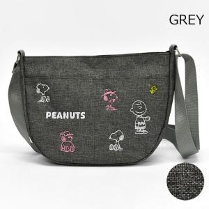 スヌーピー 刺繍 ショルダーバッグ メンズ ミ...の詳細画像4