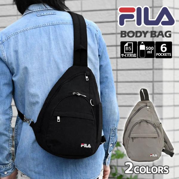 FILA フィラ ボディバッグ 大きめ メンズ おしゃれ フィッシング 釣り アウトドア ワンショル...