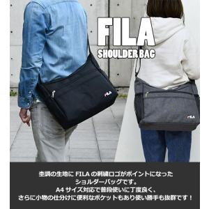 FILA フィラ メンズ ショルダーバッグ 大...の詳細画像1