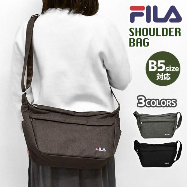 FILA フィラ ショルダーバッグ ポリエステル レディース 斜めがけ バッグ シンプル 軽い 軽量...