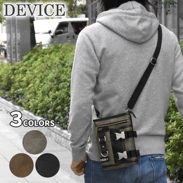 ショルダーバッグ メンズ 斜めがけ おしゃれ 小さめ ミニショルダーバッグ/DEVICE デバイス/...