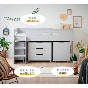 システムベッド 子供 大人用 ロフトベッド シ...の詳細画像5