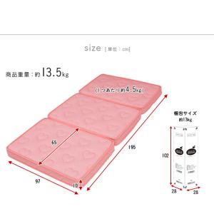 5年保証 高品質 薄型 3分割 ポケットコイル...の詳細画像1
