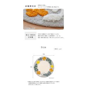 ホットカーペット 床暖房対応 ラグ カーペット...の詳細画像1