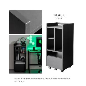ゲーム ゲーム機 収納棚 スリム ワゴン キャ...の詳細画像4