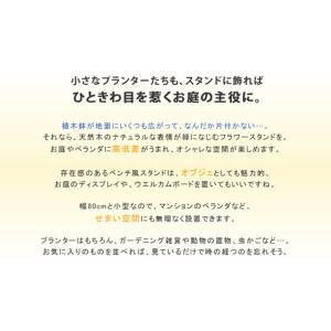 園芸ラック おしゃれ 2ウエイフラワースタンド...の詳細画像3