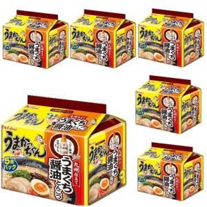 8 ハウス食品 うまかっちゃん うまくち醤油とんこつ5食入り×6個パック九州の味 コラボレーション 期間限定 数量限定