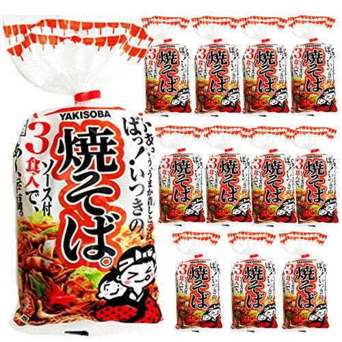 【6213】☆8 五木食品 焼きそば3食入(特製焼きそばソース付) 510g×12袋（1ケース）業務...