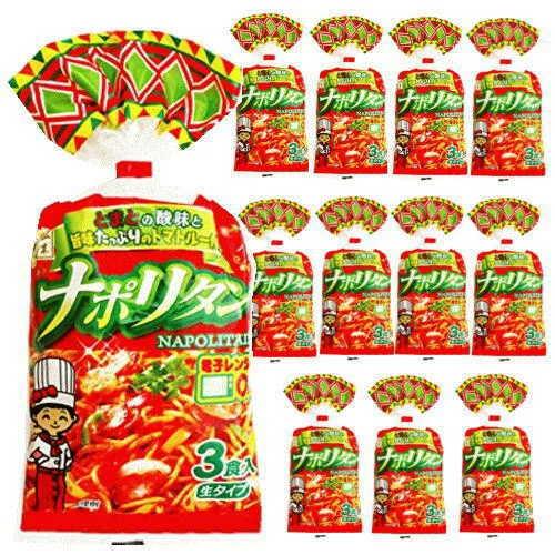 五木食品 ３食 ナポリタン3食入(トマトルー付) 477g×12袋（1ケース）業務用にも 袋麺 送料...
