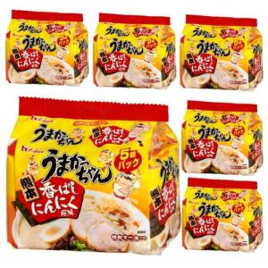 ハウス食品 うまかっちゃん 熊本 香ばしにんにく風味 5食入×6個入:合計
