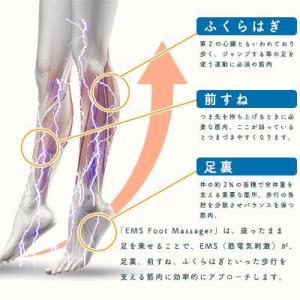 EMS マッサージ マット 足用 むくみ トレ...の詳細画像4