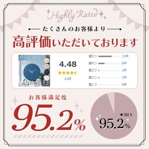 壁掛け時計 非電波時計 掛け時計 北欧 静音 ...の詳細画像1