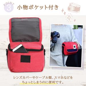 カメラバッグ ケース ショルダー おしゃれ 女...の詳細画像3