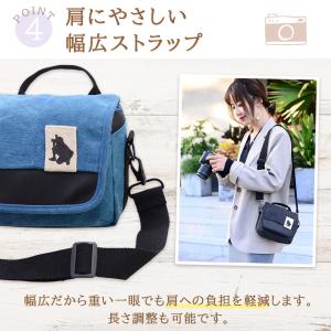カメラバッグ ケース ショルダー おしゃれ 女...の詳細画像4