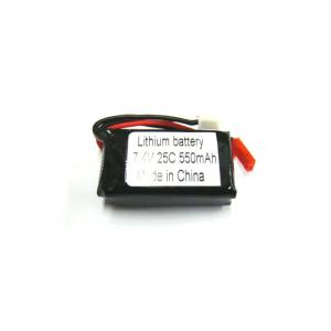 Li-Poバッテリー 7.4V 550mAh 25C [VT550-25-2S]｜superrc