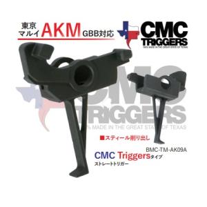 BowMaster マルイAKM用CMCタイプスティールストレートトリガー [BMC-TM-AK09A]]｜superrc