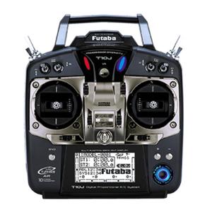 【中古品】フタバ プロポ 10J ドローンレーサー用 モード2 双葉電子工業 フタバ プロポ 10J（10ch-2.4GHz T-FHSS AIR）ドローン用