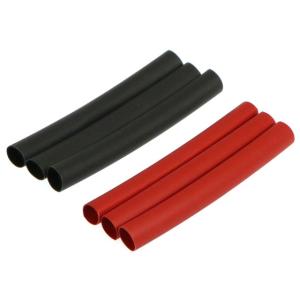 2カラー収縮チューブ 5mm(赤/黒) 各3pc...の商品画像