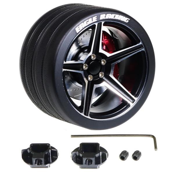 SPメタルグリップステアリングホイル 5スポーク(BK) [EG-3957-5S-BK]