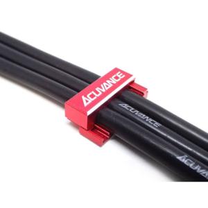 e-ジョイントケーブルホルダ 12G用 レッド 1セット入り [OP-15107]