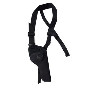 リボルバー 3.5in〜4in 革製 ショルダーホルスター （黒） コルト