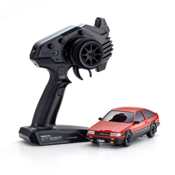 MA-020 トヨタ カローラレビン AE86 レッド/ブラック レディセット(ミニッツ AWDシリ...