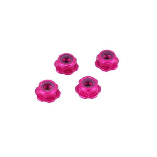 BuzzBreak BB LOCK NUT(ローハイトナイロンタイプ / ピンク / 4pcs) [...