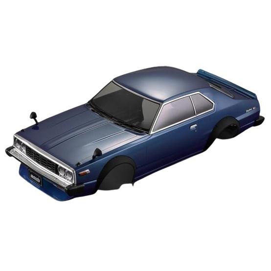 1977スカイラインハードトップ2000ターボGT-ES塗装済ボディ(ブルー) [48700]