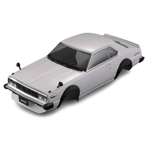1977 スカイラインハードトップ2000GT-ES 塗装済ボディ(ホワイト) [48701]