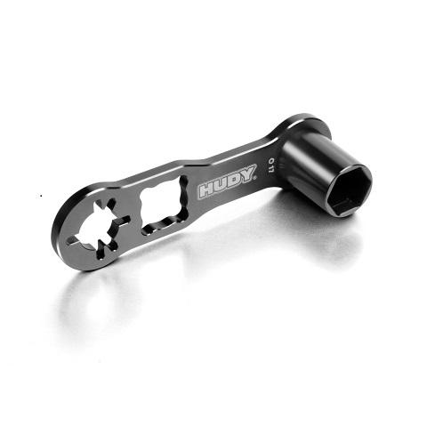 HUDY マルチフライホイルレンチ(1/8バギー&amp;GT用) [182016#2]