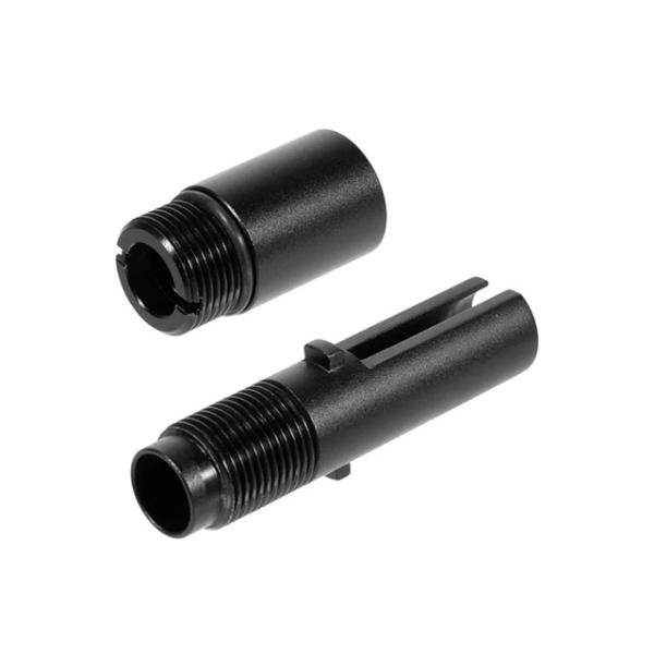 東京マルイMP7A1カスタムアウターバレル+ショートSAS(14mm逆ネジアダプター) [LL-74...