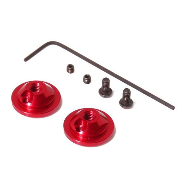 大気開閉 / 全長調整式ショックトップ 2pcs red(SG/RDX/OD 対応) [0817-F...