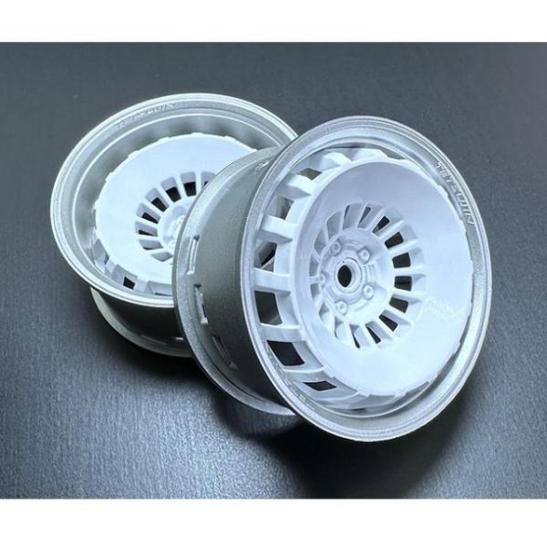 SUPER RIM SET Bowler アルミシルバー01xグロスホワイト [TT-8283]